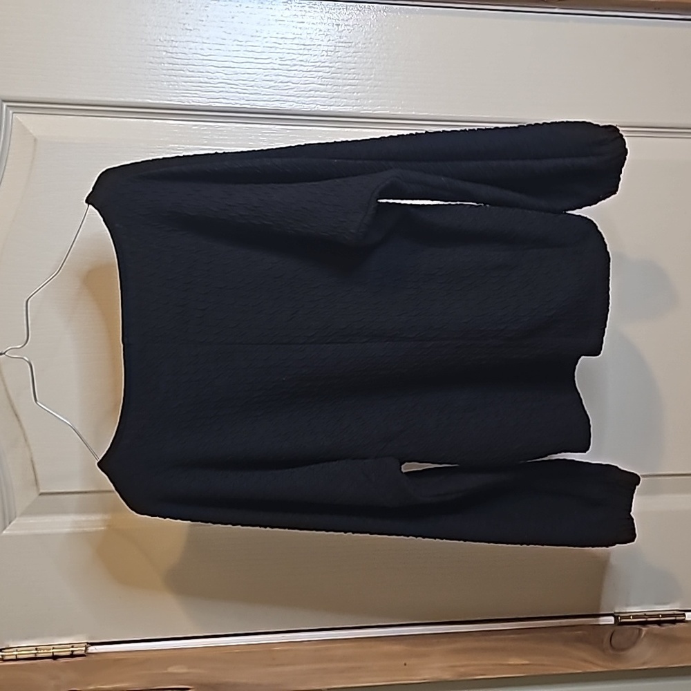 Anthropologie XS long sleeve black shirt - Picture 6 of 6